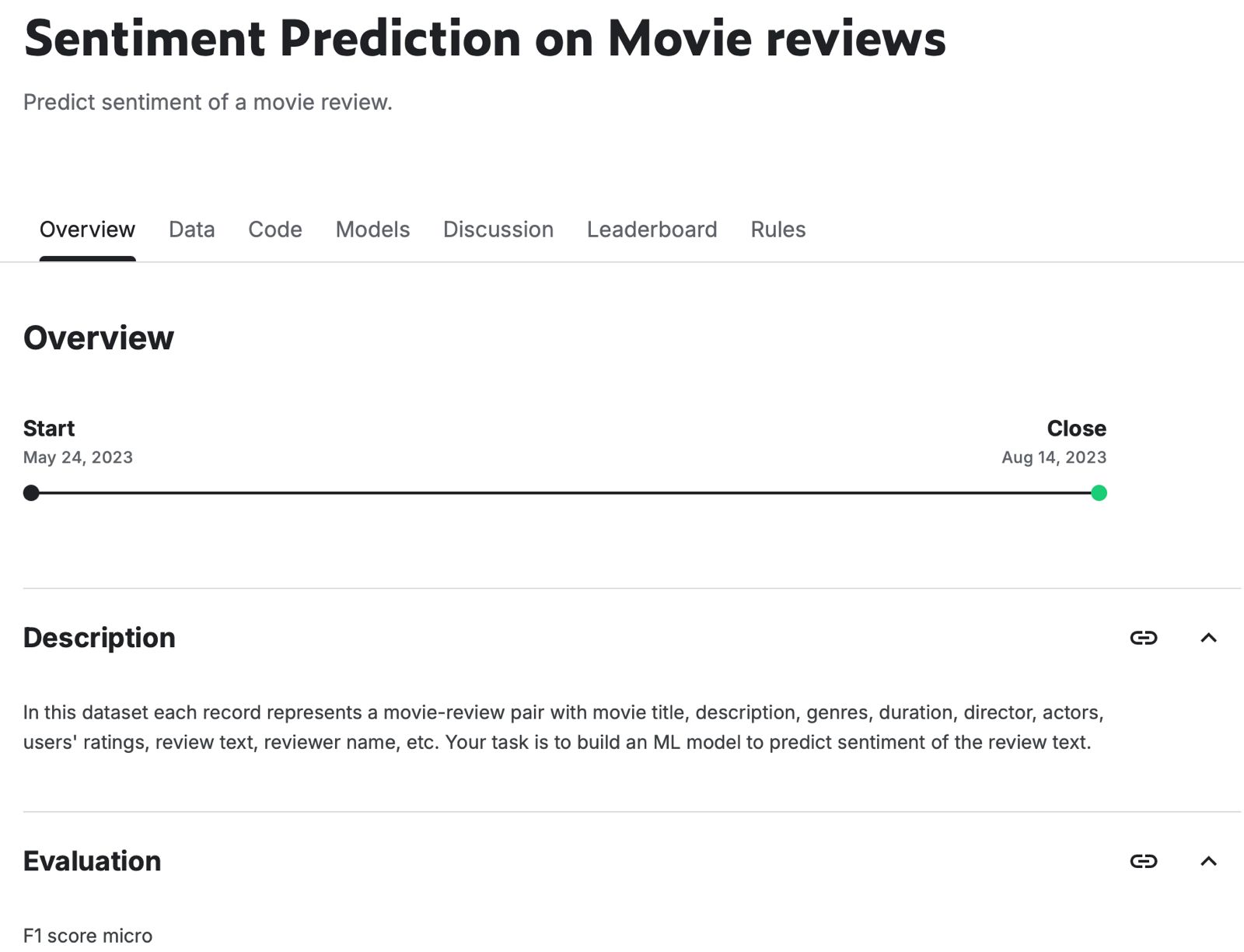 Movie Sentiment Prediction